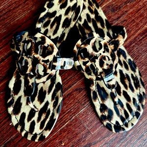 Tory Burch size 7 leopard sandals